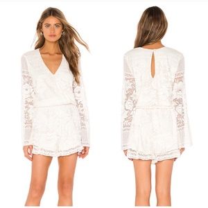 NWT Show Me Your Mumu Loretta Romper Cream Lace